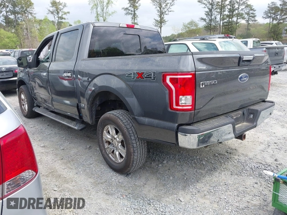 2017 Ford F-150 XL with VIN 1FTEW1EF3HFC44905, listed as a IAAI auction lot 41911628 with 66,413 mi miles. Bid and sale history available at carsss.com. Image 3.