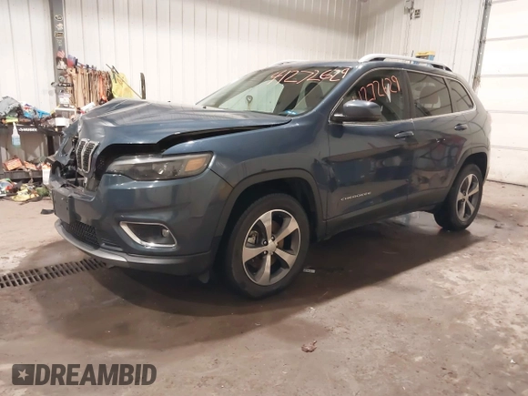 2020 Jeep Cherokee Limited with VIN 1C4PJMDX2LD516951, listed as a IAAI auction lot 41272629 with 99,717 mi miles and . Bid and sale history available at DreamBid. Image 2.