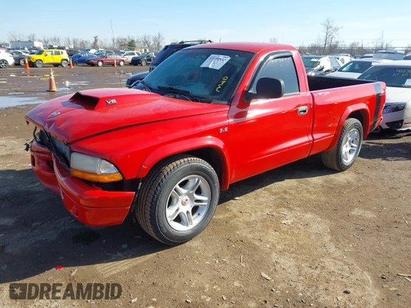 2000 Dodge Dakota SLT with VIN 1B7GL26Z6YS766872, listed as a IAAI auction lot 41854532 with 199,430 mi miles and . Bid and sale history available at DreamBid. Image 2.