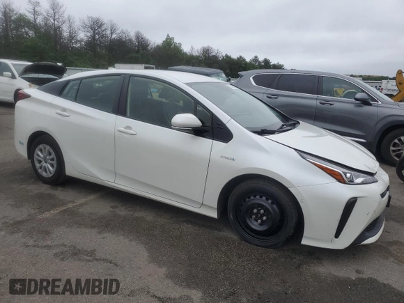 2019 Toyota Prius L Eco z VIN JTDKARFU4K3091067, wystawiony jako Copart lot #59710505 z przebiegiem 80 659 mil mil oraz Szkoda całkowita • Salvage title. Historia ofert i sprzedaży dostępna na DreamBid. Obrazek 4.