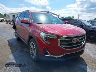 2020 GMC Terrain SLT with VIN 3GKALPEX3LL190480, listed as a IAAI auction lot 42186726 with 63,349 mi miles and . Bid and sale history available at DreamBid. Image 1.