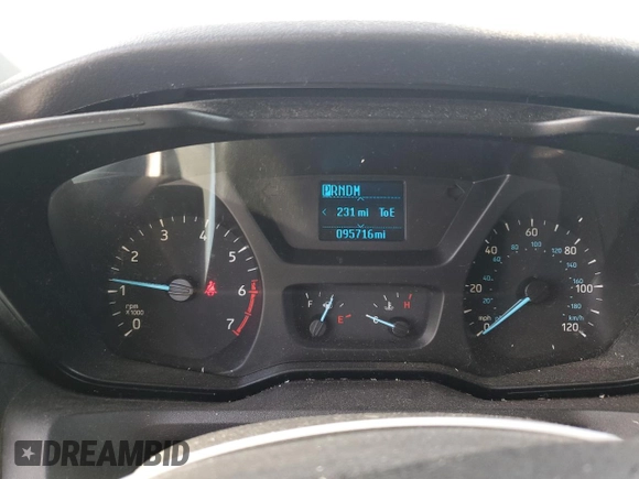 2016 Ford Transit XL with VIN 1FBAX2CG2GKA32214, listed as a Copart auction lot 83233634 with 95,716 mi miles and Salvage title. Bid and sale history available at DreamBid. Image 9.