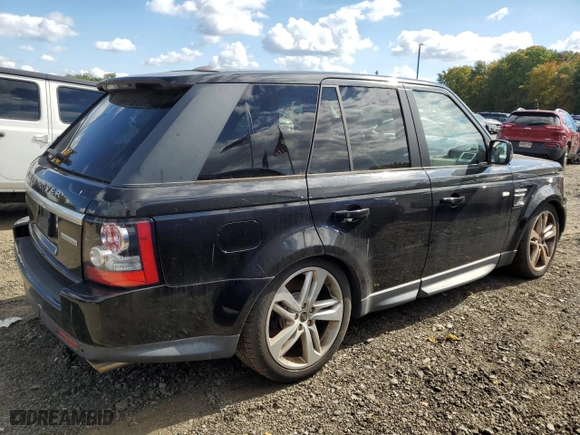 2013 Land Rover Range Rover Sport SC with VIN SALSH2E49DA768349, listed as a Copart auction lot 74351494 with 102,643 mi miles and Salvage Title. Bid and sale history available at carsss.com. Image 3.