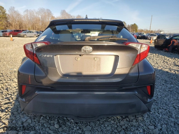 2018 Toyota C-HR XLE with VIN NMTKHMBX9JR005665, listed as a Copart auction lot 44759005 with 105,801 mi miles and Salvage Title. Bid and sale history available at carsss.com. Image 6.