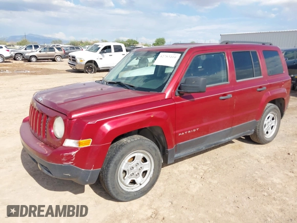 2014 Jeep Patriot Sport with VIN 1C4NJPBA6ED786064, listed as a IAAI auction lot 42783410 with 129,904 mi miles and . Bid and sale history available at DreamBid. Image 2.