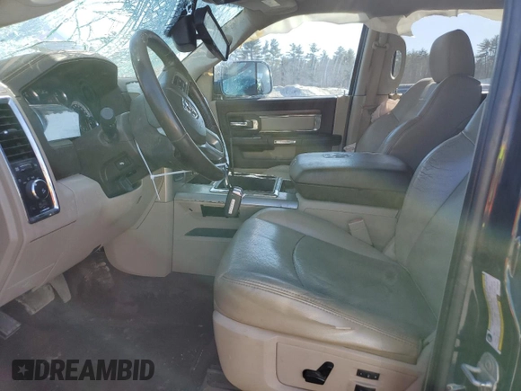 2015 Ram 2500 Laramie with VIN 3C6UR5FJ0FG552064, listed as a Copart auction lot 48611225 with 142,021 mi miles and Salvage Title. Bid and sale history available at carsss.com. Image 7.