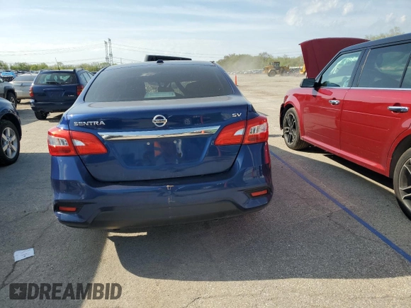 2018 Nissan Sentra SV z VIN 3N1AB7AP6JY303474, wystawiony jako Copart lot #54270405 z przebiegiem Nie podano mil oraz Szkoda całkowita • Salvage title. Historia ofert i sprzedaży dostępna na DreamBid. Obrazek 6.