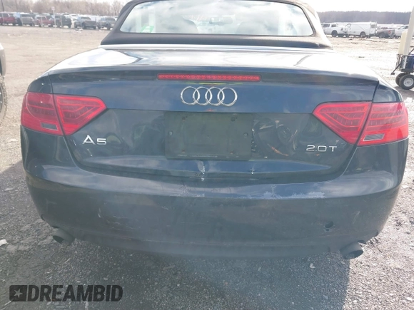 2013 Audi A5 2.0T Premium Plus with VIN WAUJFAFH9DN012594, listed as a IAAI auction lot 41205099 with 149,243 mi miles. Bid and sale history available at carsss.com. Image 6.