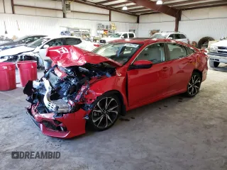 2019 Honda Civic Si with VIN 2HGFC1E5XKH708221, listed as a Copart auction lot 41563774 with 28,738 mi miles and Salvage Title. Bid and sale history available at DreamBid. Image 1.