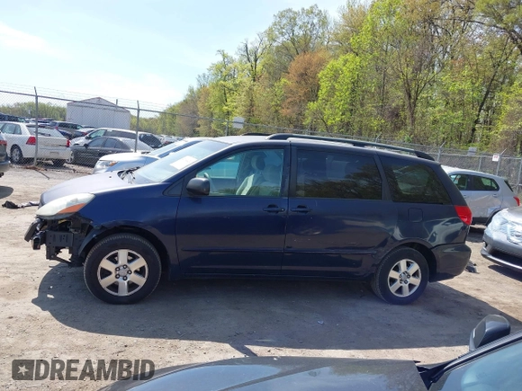 2006 Toyota Sienna CE with VIN 5TDZA23C56S540813, listed as a IAAI auction lot 42064424 with 190,936 mi miles and . Bid and sale history available at DreamBid. Image 14.