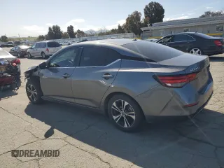 2021 Nissan Sentra SV with VIN 3N1AB8CV8MY294640, listed as a Copart auction lot 51853695 with 111,134 mi miles and Salvage Title. Bid and sale history available at DreamBid. Image 2.