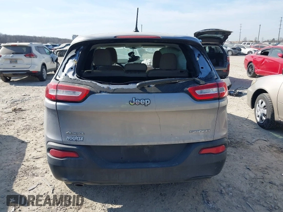 2016 Jeep Cherokee Sport with VIN 1C4PJMAB6GW294157, listed as a IAAI auction lot 41786025 with 181,437 mi miles and . Bid and sale history available at DreamBid. Image 16.