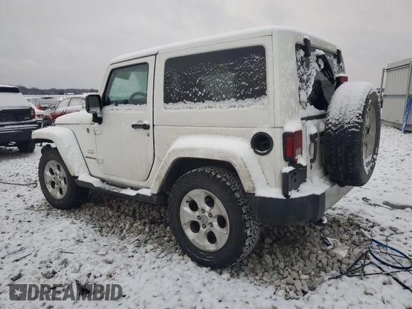2014 Jeep Wrangler Sahara with VIN 1C4AJWBG5EL327823, listed as a Copart auction lot 85472404 with 136,132 mi miles and Clean Title. Bid and sale history available at DreamBid. Image 2.
