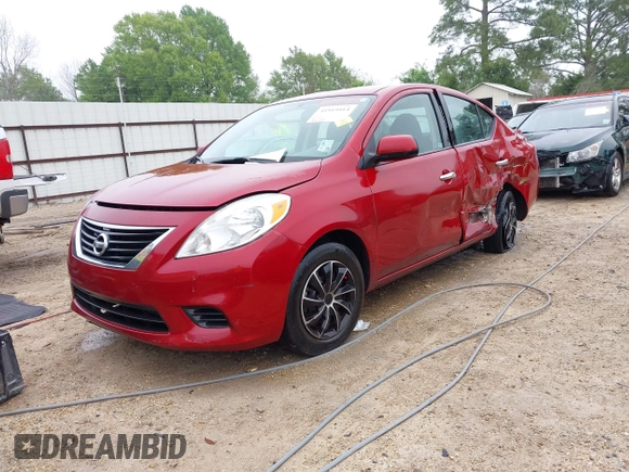 2014 Nissan Versa S with VIN 3N1CN7AP3EK458136, listed as a IAAI auction lot 41919414 with 116,628 mi miles. Bid and sale history available at carsss.com. Image 17.