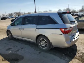 2012 Honda Odyssey EX-L with VIN 5FNRL5H62CB117931, listed as a Copart auction lot 48454915 with 155,600 mi miles and Salvage Title. Bid and sale history available at carsss.com. Image 2.