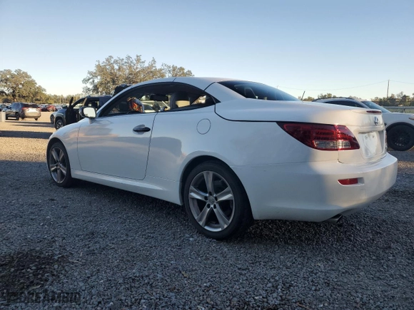 2013 Lexus IS 250C with VIN JTHFF2C26D2527499, listed as a Copart auction lot 81529634 with 70695 miles and Salvage Title. Bid and sale history available at carsss.com. Image 2.