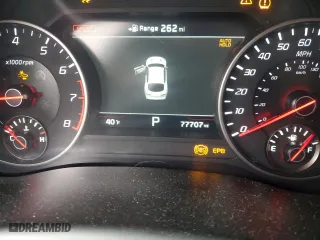2020 Kia Stinger GT1 with VIN KNAE45LC3L6084620, listed as a Copart auction lot 45933885 with 77,707 mi miles and Salvage Title. Bid and sale history available at carsss.com. Image 9.