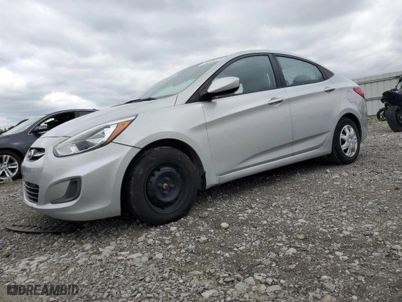 2016 Hyundai Accent SE with VIN KMHCT4AE1GU959959, listed as a Copart auction lot 54539374 with 116,984 mi miles and Salvage Title. Bid and sale history available at carsss.com. Image 1.