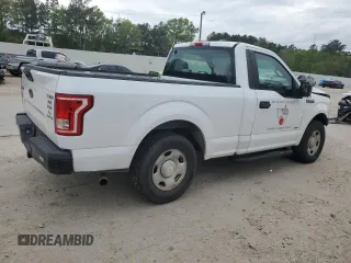 2016 Ford F-150 XL with VIN 1FTMF1CPXGKD34131, listed as a Copart auction lot 50490935 with 117,421 mi miles and Salvage Title. Bid and sale history available at carsss.com. Image 3.