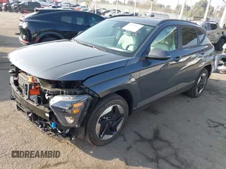2024 Hyundai Kona SEL with VIN KM8HC3A61RU014490, listed as a IAAI auction lot 41022202 with 5,768 mi miles and . Bid and sale history available at DreamBid. Image 21.