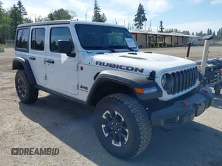 2025 Jeep Wrangler Rubicon with VIN 1C4PJXFN1SW527892, listed as a IAAI auction lot 42465928 with 11,071 mi miles and . Bid and sale history available at DreamBid. Image 1.