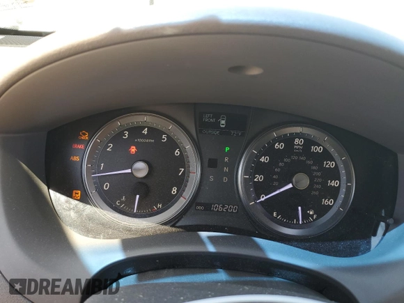 2010 Lexus ES 330 with VIN JTHBK1EG0A2409165, listed as a Copart auction lot 54787825 with 106,200 mi miles and Salvage Title. Bid and sale history available at DreamBid. Image 9.