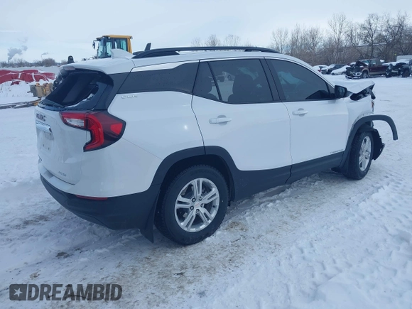 2022 GMC Terrain SLE with VIN 3GKALTEV2NL108779, listed as a IAAI auction lot 41573418 with Not provided miles and . Bid and sale history available at DreamBid. Image 4.