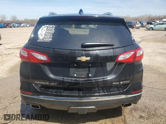 2018 Chevrolet Equinox Premier with VIN 2GNAXWEX7J6314429, listed as a Copart auction lot 51079945 with 79,044 mi miles and Clean Title. Bid and sale history available at carsss.com. Image 6.
