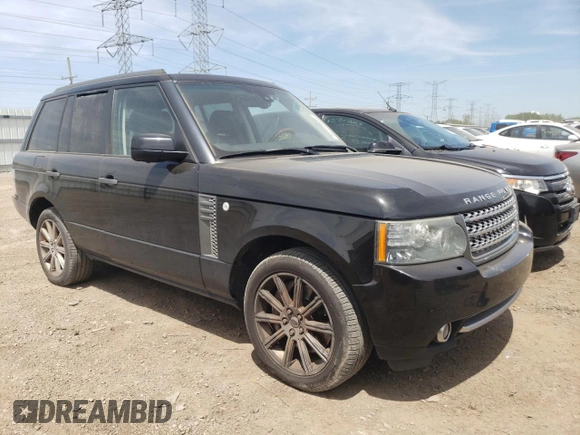 2011 Land Rover Range Rover SC with VIN SALMF1E44BA331798, listed as a Copart auction lot 55772805 with 136,560 mi miles and Salvage title. Bid and sale history available at DreamBid. Image 4.
