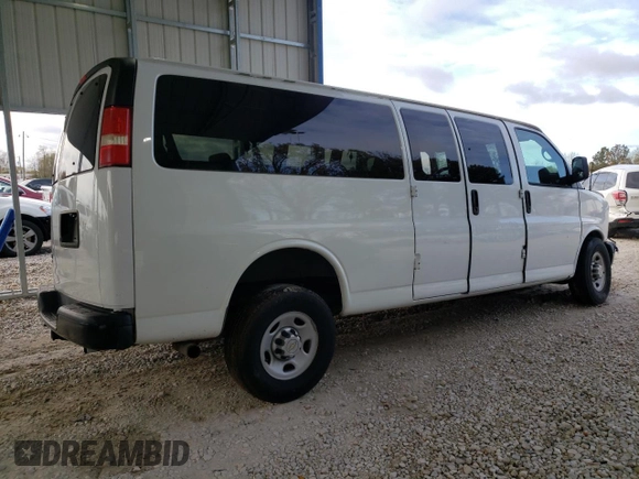 2012 Chevrolet Express Passenger 1LS with VIN 1GAZGZFA0C1194298, listed as a Copart auction lot 78395734 with 134,333 mi miles and Salvage title. Bid and sale history available at DreamBid. Image 3.