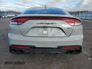2022 Kia Stinger GT2 with VIN KNAE55LC2N6120216, listed as a Copart auction lot 85452554 with 23,896 mi miles and Salvage Title. Bid and sale history available at DreamBid. Image 6.