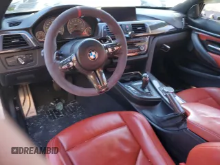 2018 BMW M4 with VIN WBS4Y9C57JAA92303, listed as a Copart auction lot 38811093 with 0 mi miles. Bid and sale history available at carsss.com. Image 8.
