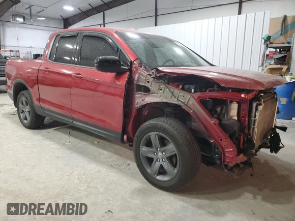2021 Honda Ridgeline Sport with VIN 5FPYK3F10MB021380, listed as a Copart auction lot 48870685 with 52,317 mi miles and Salvage title. Bid and sale history available at DreamBid. Image 4.