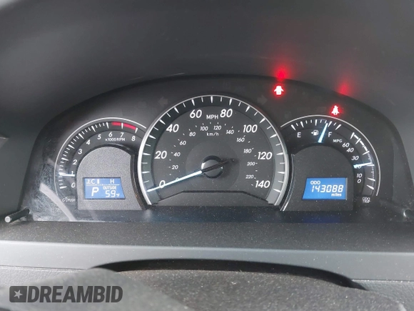 2012 Toyota Camry L with VIN 4T4BF1FK0CR269815, listed as a IAAI auction lot 40612519 with 143,088 mi miles. Bid and sale history available at carsss.com. Image 7.