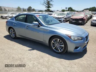 2018 Infiniti Q50 Luxe с VIN JN1EV7AP2JM354613, выставлен на аукционе Copart как лот 57977755 с пробегом 45 396 миль миль и Списание • Salvage title. История ставок и продаж доступна на DreamBid. Изображение 4.