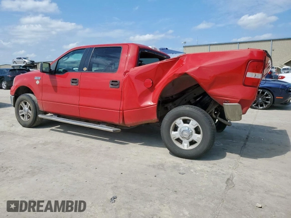 2006 Ford F-150 XLT with VIN 1FTRW12W96FB07681, listed as a Copart auction lot 61033625 with 140,527 mi miles and Salvage title. Bid and sale history available at DreamBid. Image 2.
