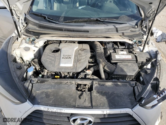 2014 Hyundai Veloster Turbo with VIN KMHTC6AE9EU184531, listed as a Copart auction lot 79663444 with 81,865 mi miles and Salvage Title. Bid and sale history available at carsss.com. Image 13.