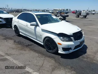 2012 Mercedes-Benz C 250 Sport with VIN WDDGF4HB3CA609551, listed as a IAAI auction lot 42553453 with 114,537 mi miles and . Bid and sale history available at DreamBid. Image 1.