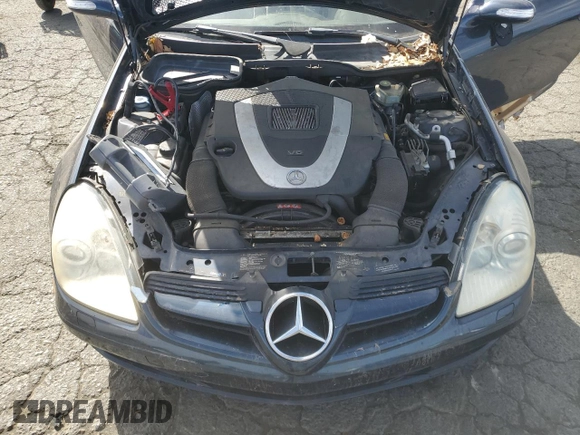 2006 Mercedes-Benz SLK-Class 3.0L with VIN WDBWK54F96F110307, listed as a Copart auction lot 75330744 with 136,680 mi miles and Clean Title. Bid and sale history available at carsss.com. Image 11.