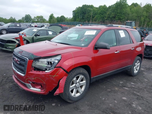 2014 GMC Acadia SLE z VIN 1GKKVNED2EJ234780, wystawiony jako IAAI lot #42364406 z przebiegiem 171 131 mil mil oraz . Historia ofert i sprzedaży dostępna na DreamBid. Obrazek 2.