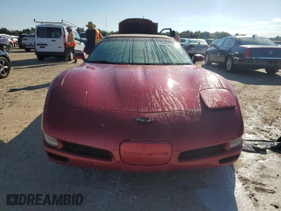 2001 Chevrolet Corvette with VIN 1G1YY32G615115318, listed as a Copart auction lot 74469944 with 0 mi miles and Salvage Title. Bid and sale history available at carsss.com. Image 5.