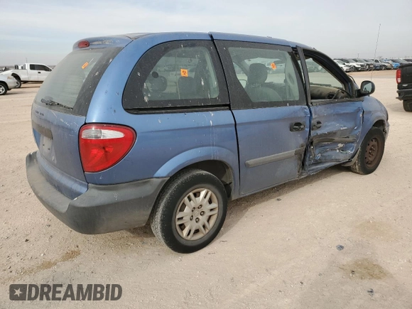 2007 Dodge Caravan SE with VIN 1D4GP25B47B214801, listed as a Copart auction lot 44899585 with 119,522 mi miles and Salvage title. Bid and sale history available at DreamBid. Image 3.
