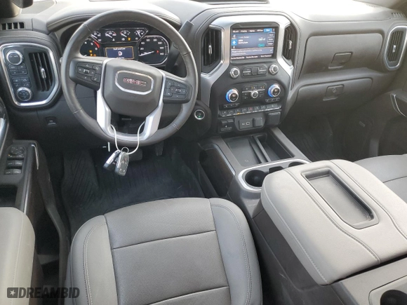 2022 GMC Sierra 1500 Limited SLT with VIN 3GTU9DET8NG214769, listed as a Copart auction lot 85022324 with 39,819 mi miles and Salvage Title. Bid and sale history available at carsss.com. Image 8.