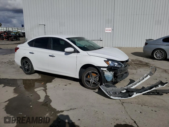 2016 Nissan Sentra S with VIN 3N1AB7AP1GL667131, listed as a Copart auction lot 44405135 with 172,591 mi miles and Salvage Title. Bid and sale history available at carsss.com. Image 4.