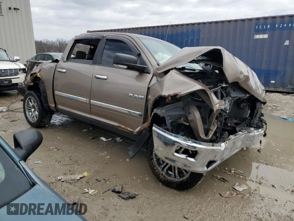 2009 Dodge 1500 SLT with VIN 1D3HV13T49S771702, listed as a Copart auction lot 52718855 with 209,980 mi miles and Non Repairable. Bid and sale history available at carsss.com. Image 4.