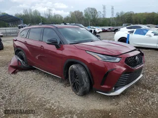 2023 Toyota Highlander L with VIN 5TDKDRAH1PS021615, listed as a Copart auction lot 51592695 with 41,679 mi miles and Salvage Title. Bid and sale history available at carsss.com. Image 4.
