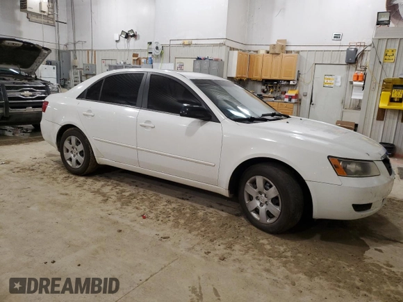 2007 Hyundai Sonata GLS with VIN 5NPET46C47H232071, listed as a Copart auction lot 44435735 with 199,175 mi miles and Salvage Title. Bid and sale history available at DreamBid. Image 4.