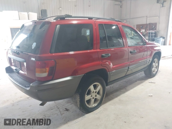 2004 Jeep Grand Cherokee Laredo with VIN 1J4GW48S74C420234, listed as a IAAI auction lot 41741031 with 191,862 mi miles and . Bid and sale history available at DreamBid. Image 4.