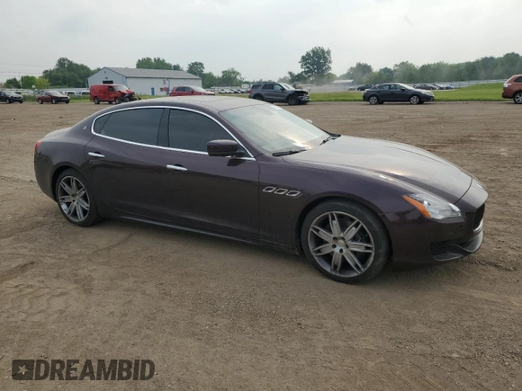 2015 Maserati Quattroporte S Q4 z VIN ZAM56RRA5F1144548, wystawiony jako Copart lot #59844425 z przebiegiem 70 370 mil mil oraz Czysty tytuł • Clean title. Historia ofert i sprzedaży dostępna na DreamBid. Obrazek 4.