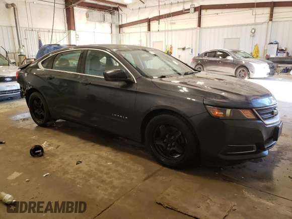 2015 Chevrolet Impala LS with VIN 2G11X5SLXF9164934, listed as a Copart auction lot 47576725 with 156,758 mi miles and Non Repairable. Bid and sale history available at DreamBid. Image 4.